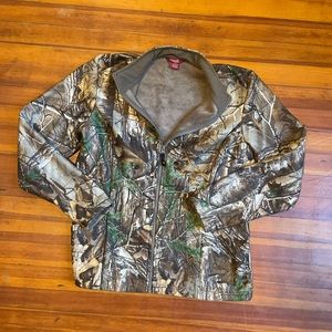 Realtree Camo Womens Fleece Zipup